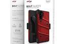 Zizo Bolt Cover - Pancerne etui Samsung Galaxy Note 10 oraz podstawka & uchwyt do paska (Red/Black) - zdjęcie 8