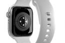 PURO ICON - Elastyczny pasek do Apple Watch 44/45/46/49 mm (S/M & M/L) (White) - zdjęcie 2