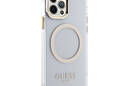 Guess Metal Outline MagSafe - Etui iPhone 12 / iPhone 12 Pro (przezroczysty / z - zdjęcie 4