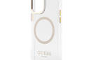 Guess Metal Outline MagSafe - Etui iPhone 12 / iPhone 12 Pro (przezroczysty / z - zdjęcie 6