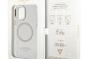 Guess Metal Outline MagSafe - Etui iPhone 12 / iPhone 12 Pro (przezroczysty / z - zdjęcie 8