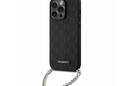 Karl Lagerfeld Saffiano Monogram Chain - Etui iPhone 14 Pro (Czarny) - zdjęcie 1