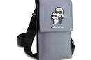 Karl Lagerfeld Saffiano NFT Karl & Choupette - Torba na smartfona i akcesoria (srebrny) - zdjęcie 3