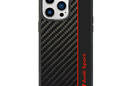 Audi Carbon Fiber Stripe - Etui iPhone 14 Pro Max (Czarny) - zdjęcie 1