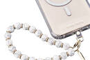 Case-Mate Beaded Phone Wristlet - Uniwersalna smyczka do telefonu (White Marble) - zdjęcie 1