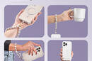 Case-Mate Beaded Phone Wristlet - Uniwersalna smyczka do telefonu (White Marble) - zdjęcie 5