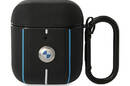 BMW Leather Color Lines - Etui AirPods 1/2 gen (czarny) - zdjęcie 1