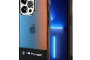 BMW Half Tricolor - Etui iPhone 14 Pro (czarny) - zdjęcie 1
