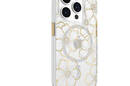 Case-Mate Floral Gems MagSafe - Etui iPhone 15 Pro (Gold) - zdjęcie 2