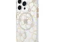 Case-Mate Floral Gems MagSafe - Etui iPhone 15 Pro (Gold) - zdjęcie 3