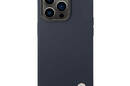BMW Liquid Silicone Case Metal Logo MagSafe - Etui iPhone 14 Pro Max (granatowy) - zdjęcie 3