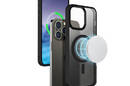 Crong Hybrid Frost MAG Cover - Etui iPhone 15 MagSafe (czarny) - zdjęcie 2
