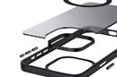 Crong Hybrid Frost MAG Cover - Etui iPhone 15 MagSafe (czarny) - zdjęcie 3