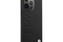 BMW Signature Logo Imprint - Etui iPhone 13 Pro Max (Czarny) - zdjęcie 4