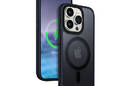 Crong Hybrid Frost MAG Cover - Etui iPhone 15 Pro MagSafe (granatowy) - zdjęcie 2