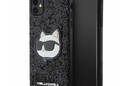 Karl Lagerfeld NFT Glitter Choupette Patch - Etui iPhone 11 (Czarny) - zdjęcie 1