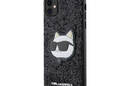 Karl Lagerfeld NFT Glitter Choupette Patch - Etui iPhone 11 (Czarny) - zdjęcie 2