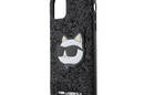 Karl Lagerfeld NFT Glitter Choupette Patch - Etui iPhone 11 (Czarny) - zdjęcie 6