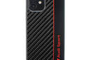 Audi Carbon Fiber Stripe - Etui iPhone 12 / iPhone 12 Pro (Czarny) - zdjęcie 1