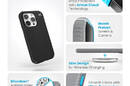 Speck Presidio2 Grip - Etui iPhone 15 Pro (Black / Slate Grey / White) - zdjęcie 10