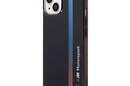 BMW Tricolor Stripe - Etui iPhone 14 (Czarny) - zdjęcie 2
