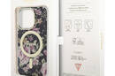 Guess Flower MagSafe - Etui iPhone 14 Pro (Czarny) - zdjęcie 8