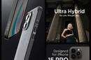 Spigen Ultra Hybrid - Etui do iPhone 15 Pro Max (Frost Black) - zdjęcie 10