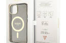 Guess Glitter Gold MagSafe - Etui iPhone 14 (Czarny) - zdjęcie 8