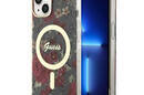 Guess Flower MagSafe - Etui iPhone 14 Plus (Zielony) - zdjęcie 1