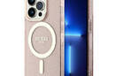 Guess Glitter Gold MagSafe - Etui iPhone 14 Pro (R - zdjęcie 1