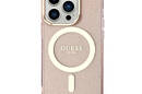 Guess Glitter Gold MagSafe - Etui iPhone 14 Pro (R - zdjęcie 3