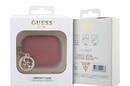 Guess 3D Rubber 4G Diamond Charm - Etui AirPods Pro 2 (Czerwony) - zdjęcie 4