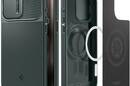 Spigen Optik Armor Mag MagSafe - Etui do iPhone 15 Pro (Abyss Green) - zdjęcie 3