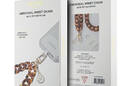 Guess Universal Big Hand Strap Acrylic 4G Charm - Uniwersalny pasek do telefonu (Br - zdjęcie 2