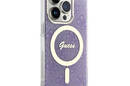 Guess 4G MagSafe - Etui iPhone 14 Pro (Purpurowy) - zdjęcie 4
