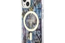 Guess Leopard MagSafe - Etui iPhone 14 (Niebieski) - zdjęcie 2