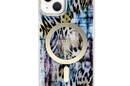 Guess Leopard MagSafe - Etui iPhone 14 (Niebieski) - zdjęcie 3