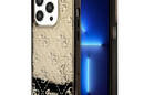 Guess Liquid Glitter Transculent 4G - Etui iPhone 14 Pro (Czarny) - zdjęcie 1