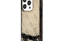 Guess Liquid Glitter Transculent 4G - Etui iPhone 14 Pro (Czarny) - zdjęcie 2