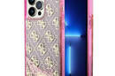 Guess Liquid Glitter Transculent 4G - Etui iPhone 14 Pro (R - zdjęcie 1