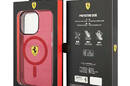 Ferrari Translucent MagSafe - Etui iPhone 14 Pro Max (Czerwony) - zdjęcie 8