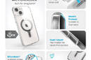 Speck Presidio Perfect-Clear ClickLock & Magsafe - Etui iPhone 15 Plus / iPhone 14 Plus (Clear / Chrome Finish / Serene Silver) - zdjęcie 4