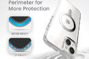 Speck Presidio Perfect-Clear ClickLock & Magsafe - Etui iPhone 15 Plus / iPhone 14 Plus (Clear / Chrome Finish / Serene Silver) - zdjęcie 3