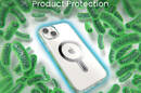 Speck Presidio Perfect-Clear ClickLock & Magsafe - Etui iPhone 15 Plus / iPhone 14 Plus (Clear / Chrome Finish / Serene Silver) - zdjęcie 5