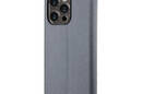 Karl Lagerfeld Booktype NFT Saffiano Karl & Choupette - Etui iPhone 14 Pro (Srebrny) - zdjęcie 2