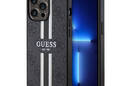 Guess 4G Printed Stripes MagSafe - Etui iPhone 13 Pro (Czarny) - zdjęcie 1