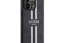 Guess 4G Printed Stripes MagSafe - Etui iPhone 13 Pro (Czarny) - zdjęcie 4