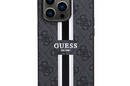 Guess 4G Printed Stripes MagSafe - Etui iPhone 14 Pro (Czarny) - zdjęcie 3