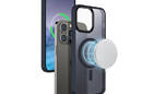 Crong Hybrid Frost MAG Cover - Etui iPhone 15 Pro Max MagSafe (granatowy) - zdjęcie 3