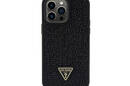 Guess Rhinestone Triangle - Etui iPhone 14 Pro Max (czarny) - zdjęcie 3